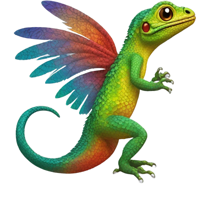 Lizard with wings  emoji