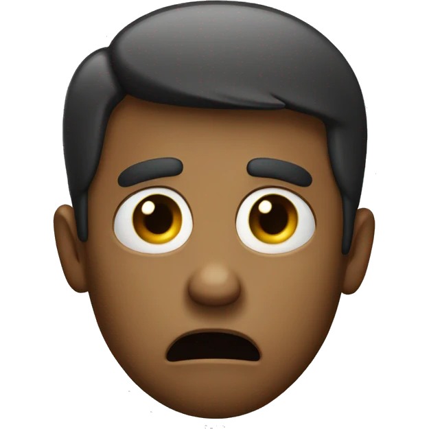 A very shocked and confused person  emoji