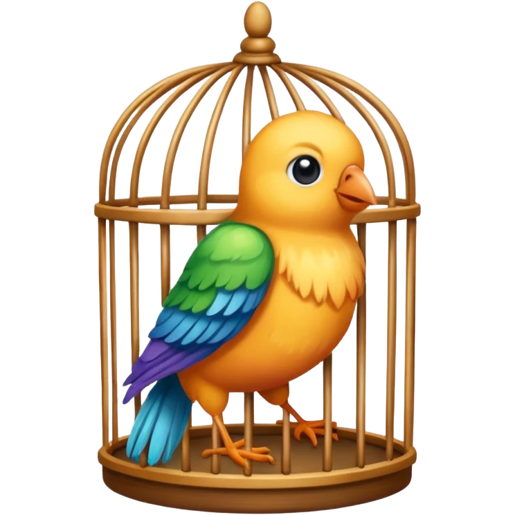 bird in cage emoji