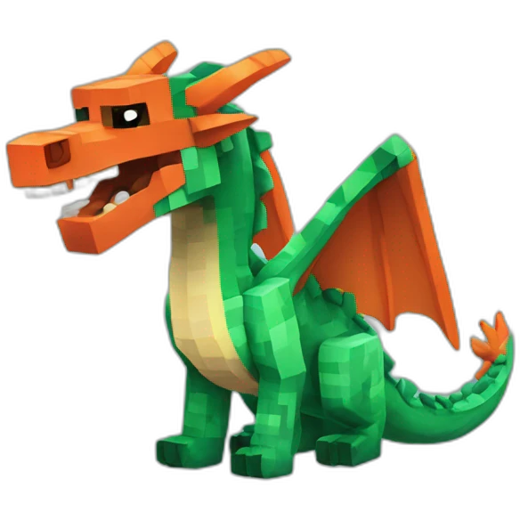 dragon cute Minecraft emoji