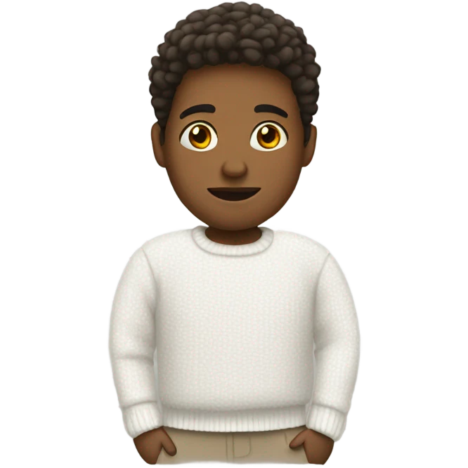 White sweater emoji