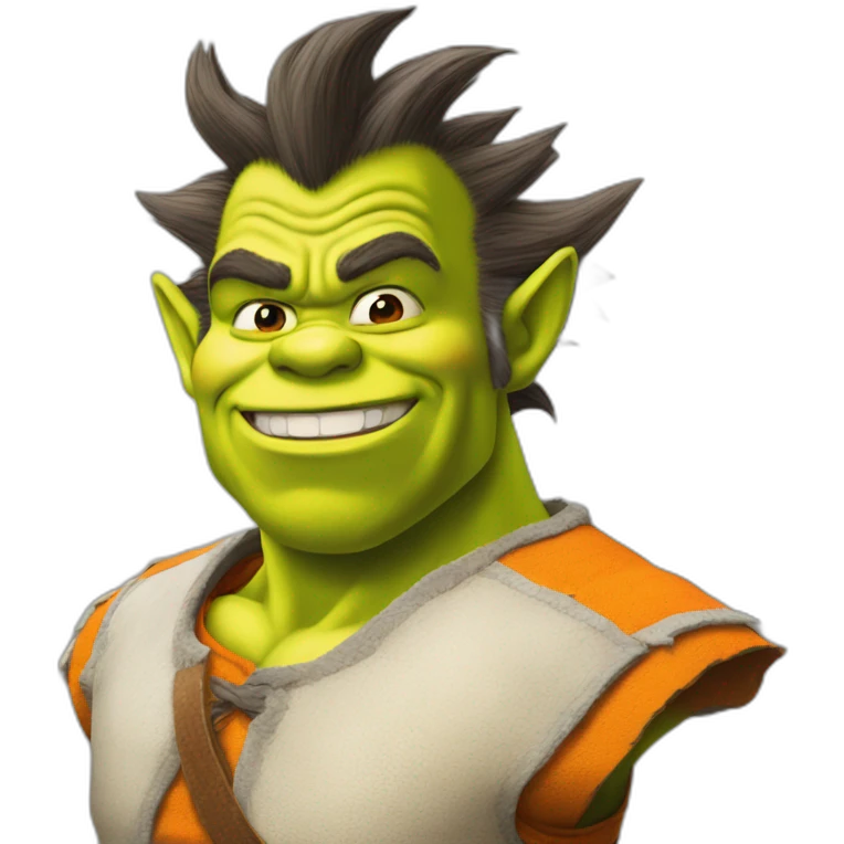 Shrek Goku emoji