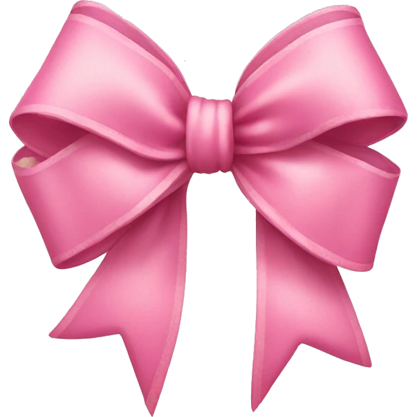 Pretty pink laced bow emoji