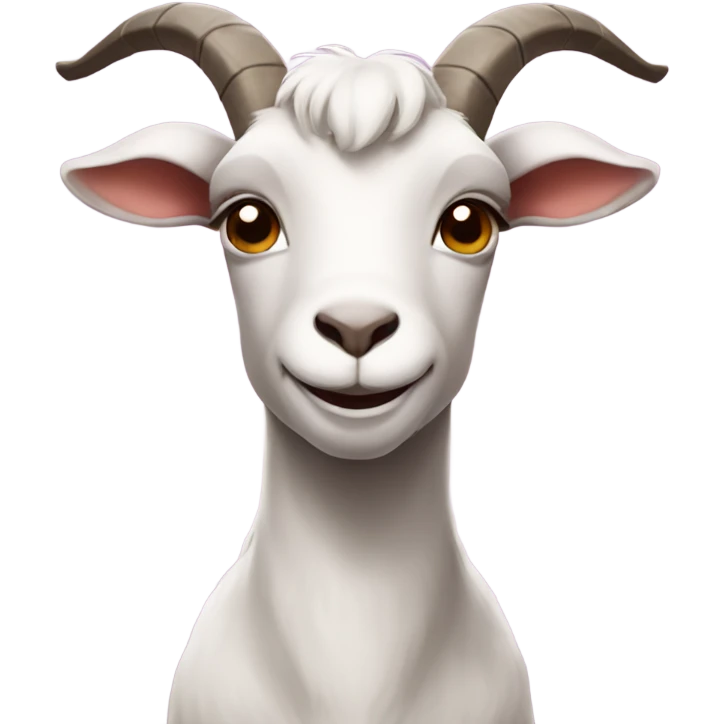 Goat with heart eyes emoji