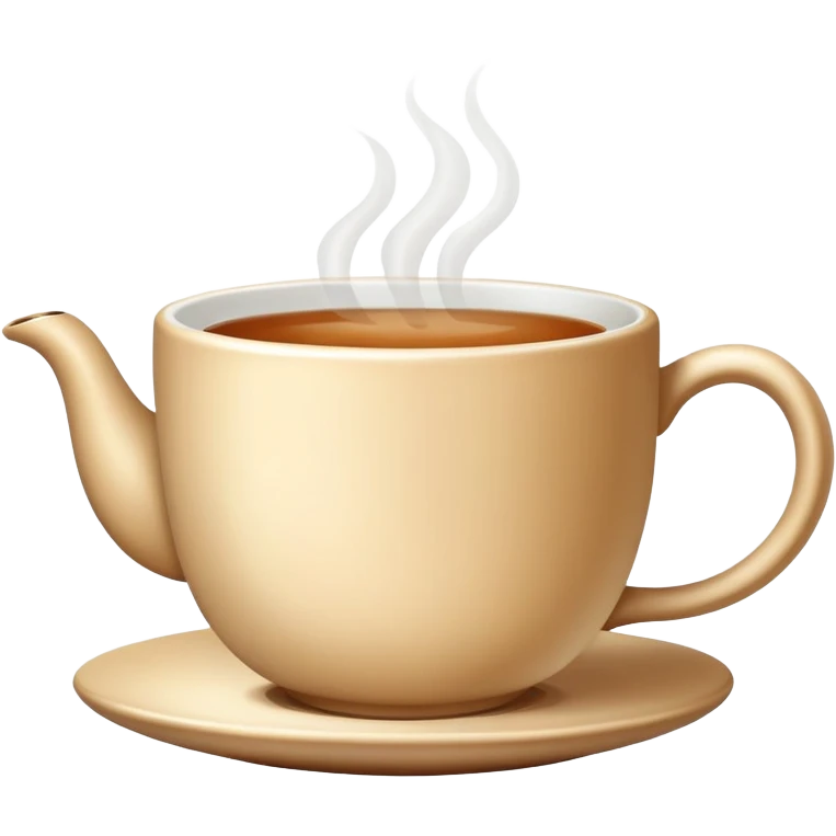 steaming cup of tea emoji