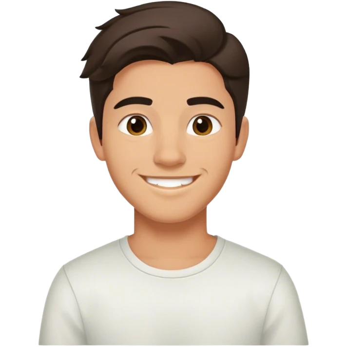 21 year old mexican male, medium length hair, 3rd grade scale fitzpatrick skin emoji