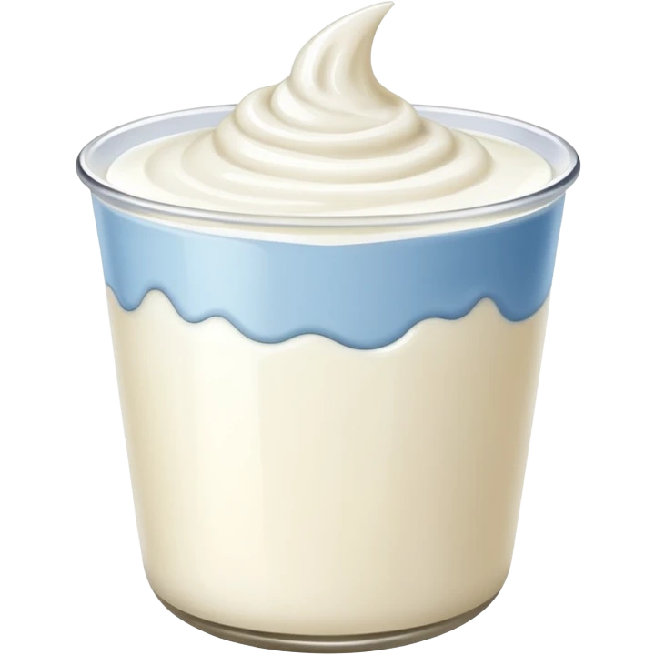 cup of yogurt emoji
