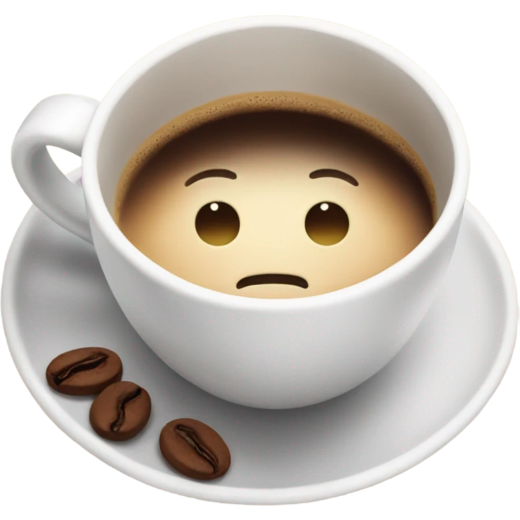 Coffee cup morning emoji