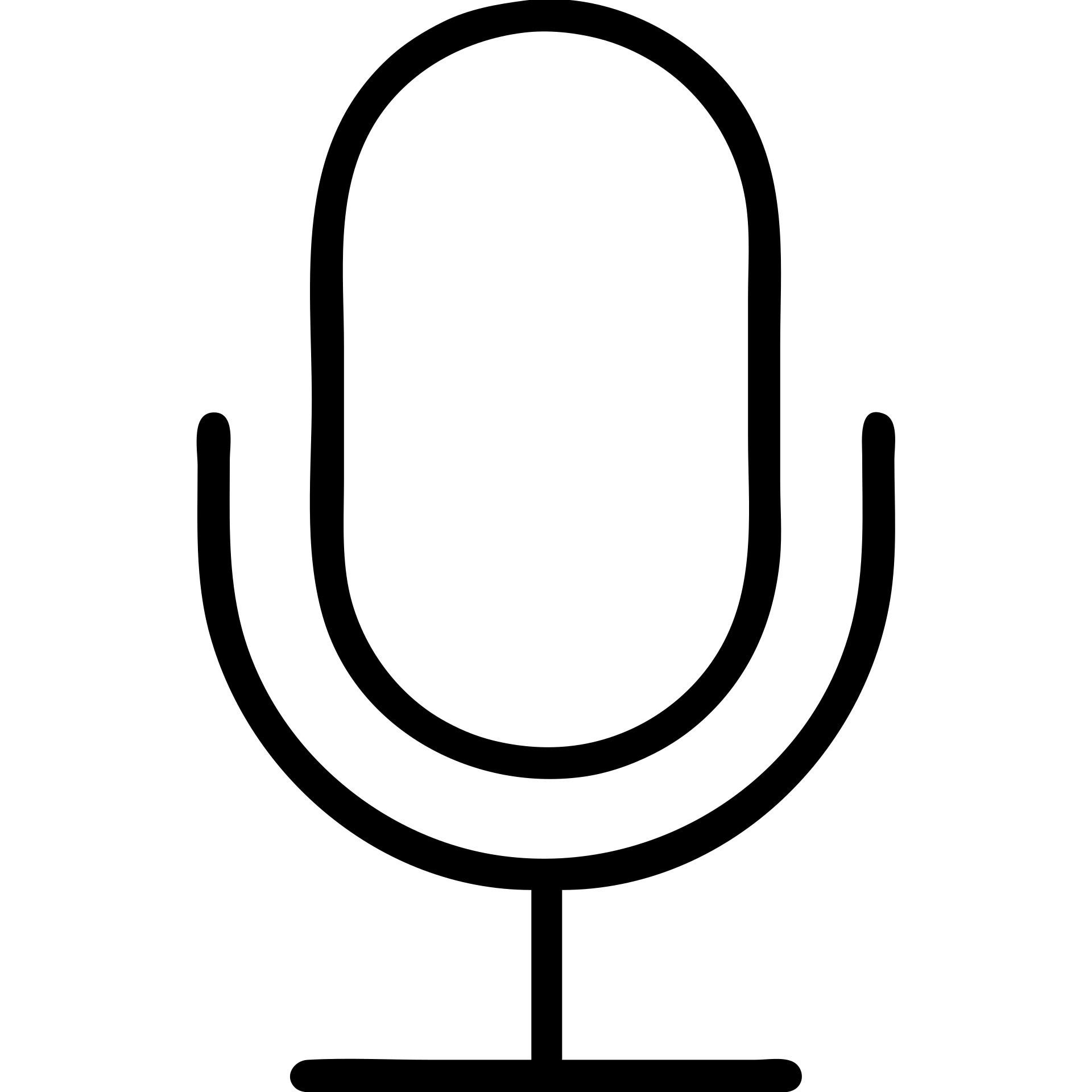 outlined microphone icon emoji