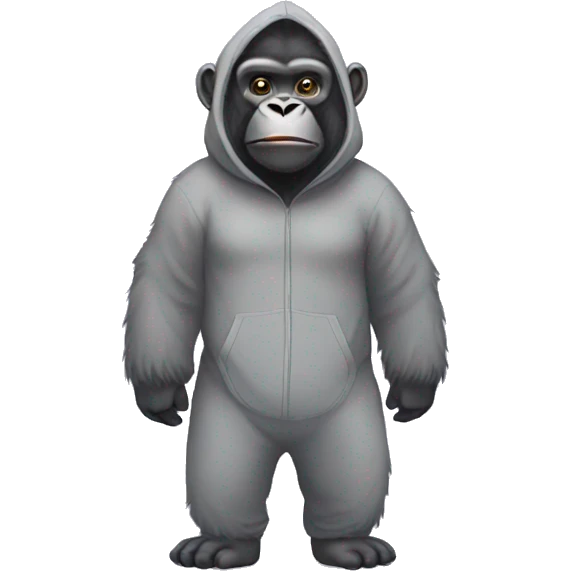 Gorilla Wearing A Onesie emoji