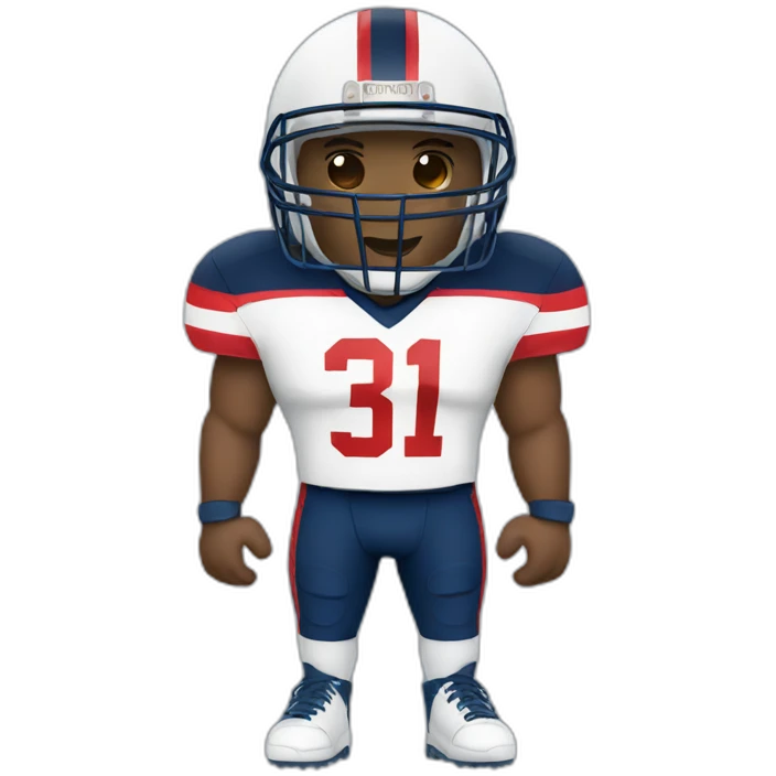 American football player emoji