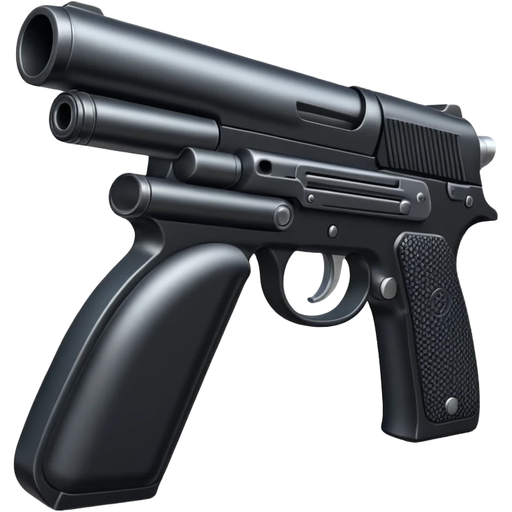 pistol with silencer emoji