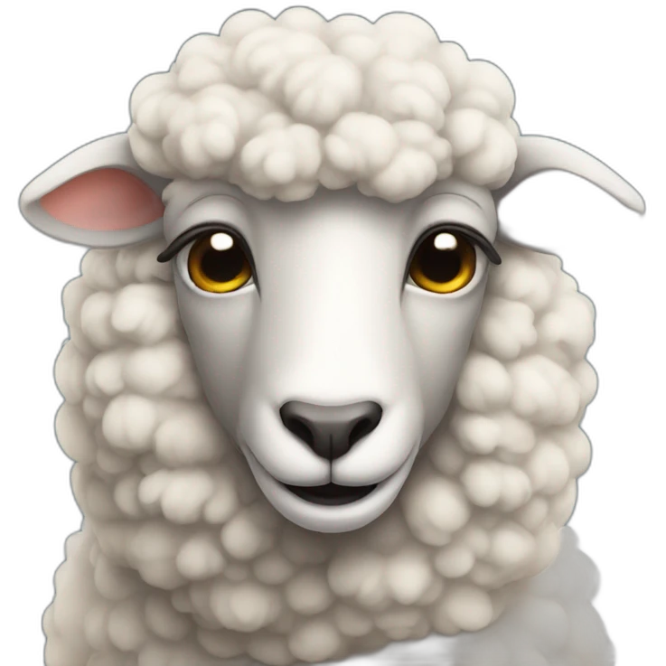 cool sheep emoji