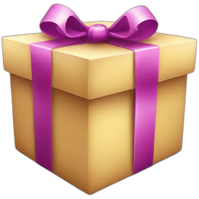gift box realistic smooth rounded corners emoji