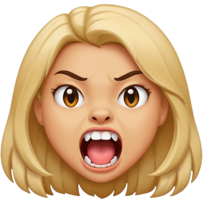 A girl growling like rawr silly vibes but make it an emoji not real human emoji