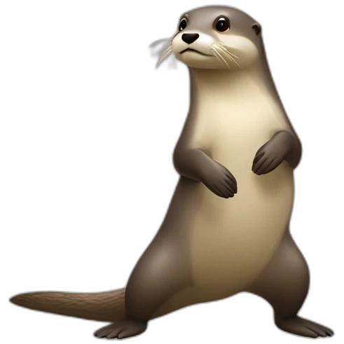 Une loutre qui danse emoji