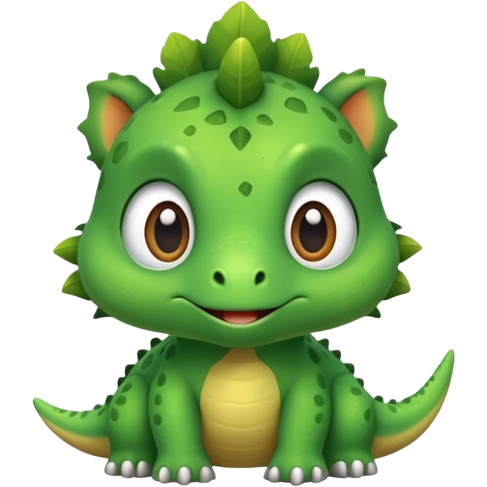 cute fluffy dinosaur emoji