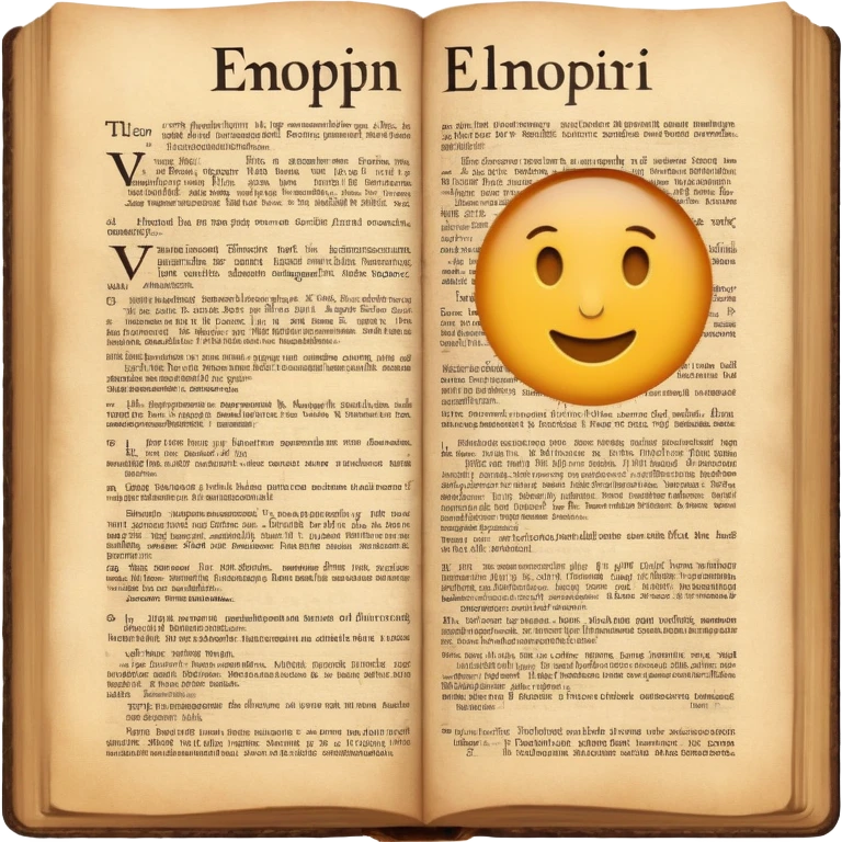 Dictionary page with definition emoji