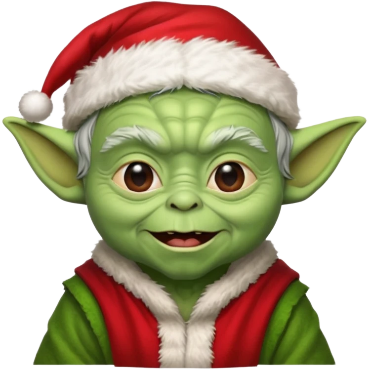 yoda christmas emoji