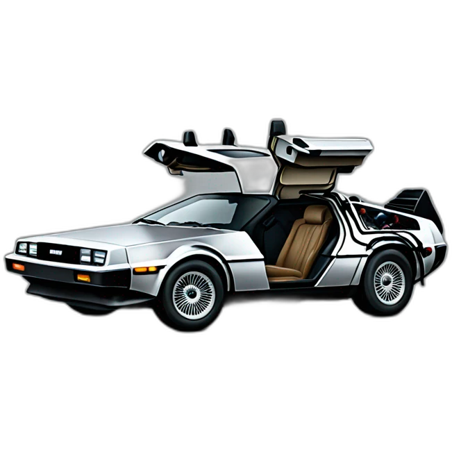 Delorean emoji
