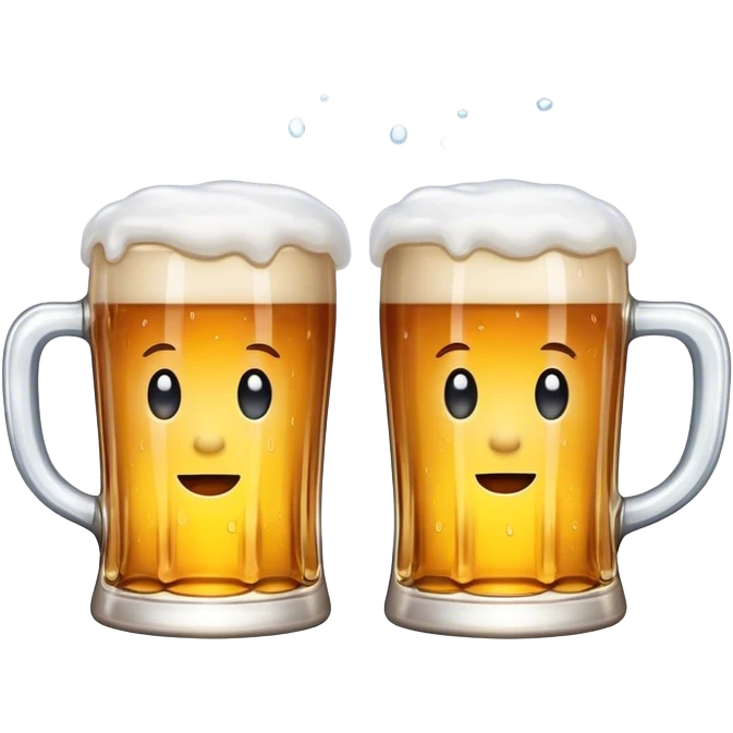couple of beer cups emoji