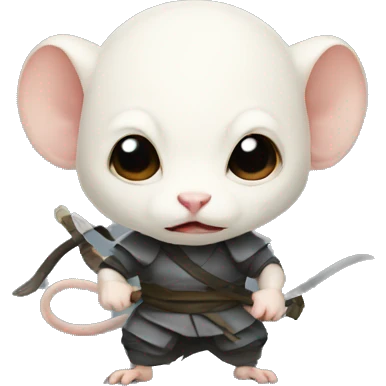 Albino rat ninja  emoji