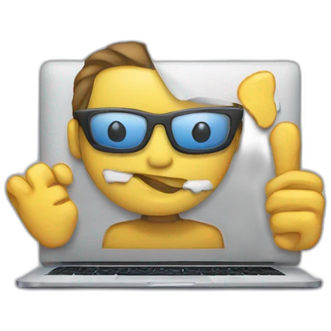 programmer macbook emoji