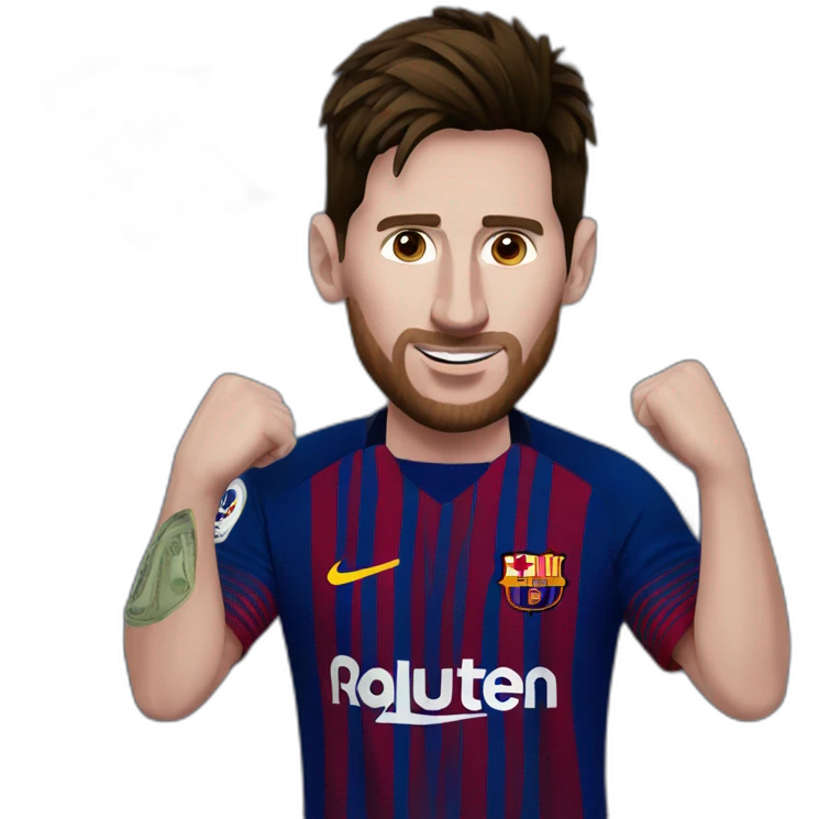 messi make money emoji