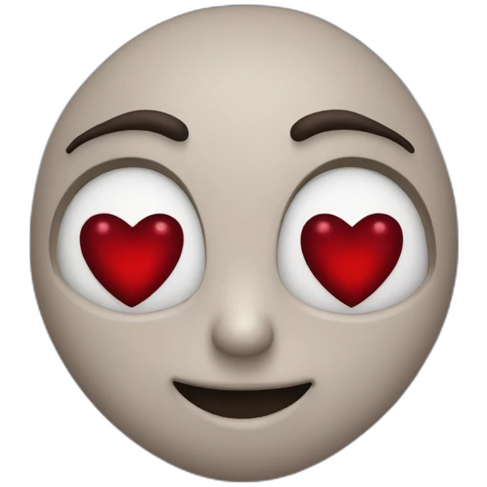 dark burbon red heart emoji