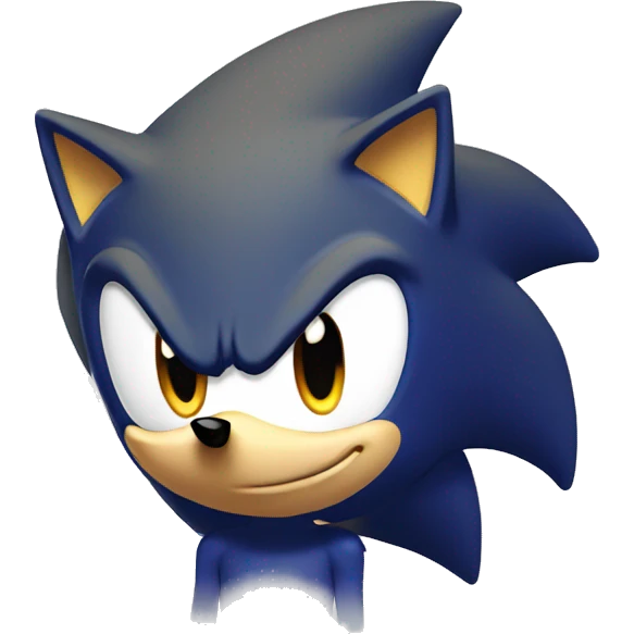 Sonic with shadow emoji