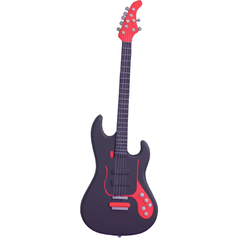 futuristic synthesizer guitar emoji