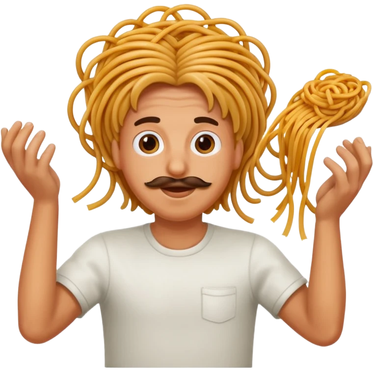 throwing spaghetti emoji