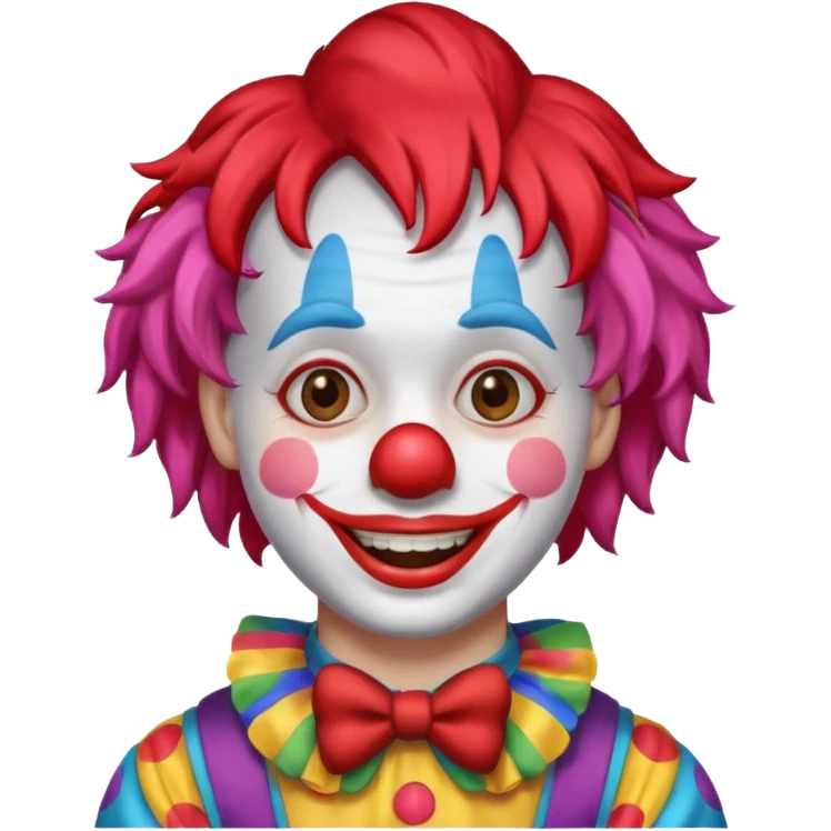 Clown with Red Nose emoji