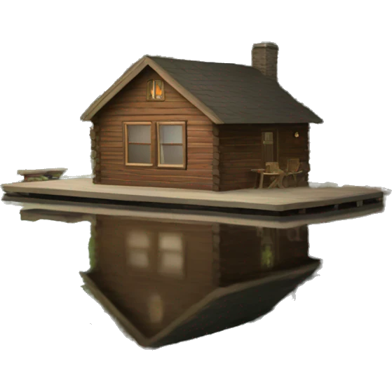 Minnesota lake cabin emoji