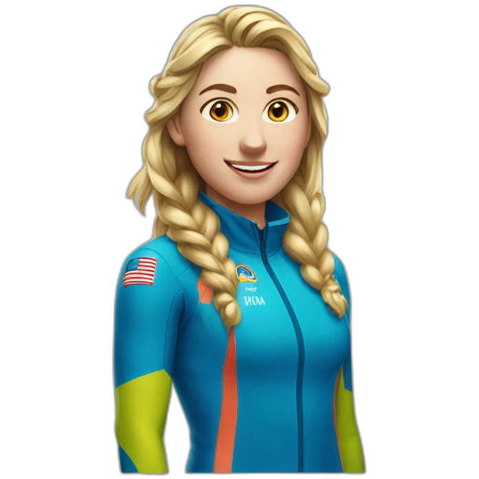 Milaela Shiffrin emoji