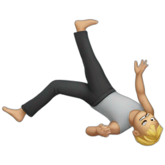 man backflip emoji