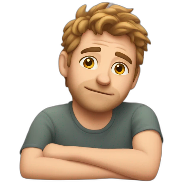 Josh mrowca being lazy emoji