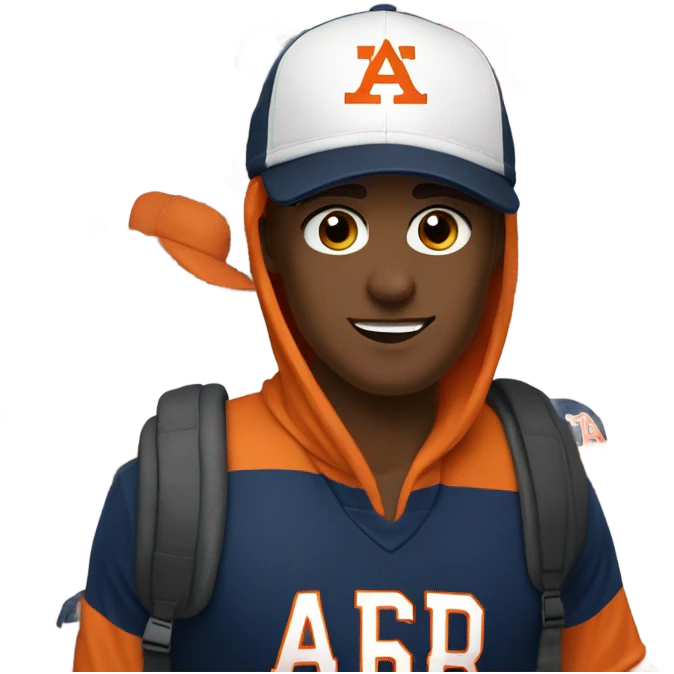 Auburn University sports fan emoji