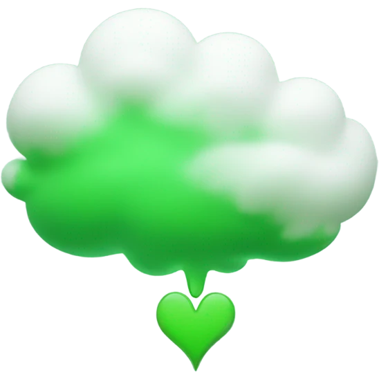 fart smell in the shape of a heart emoji
