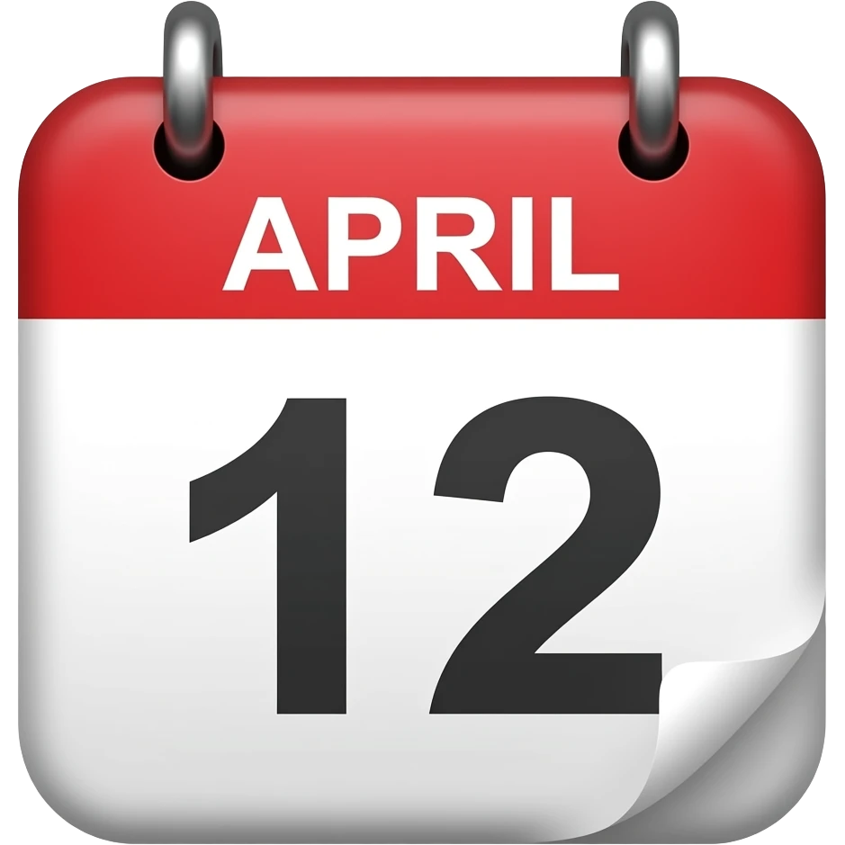 April 12 emoji