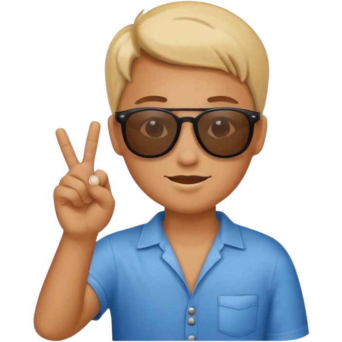 🫩🕶️🤏🏻🫰🏻 emoji