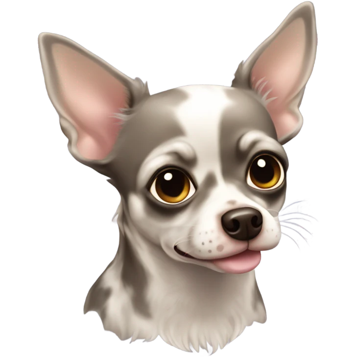 Merle color chihuahua  emoji