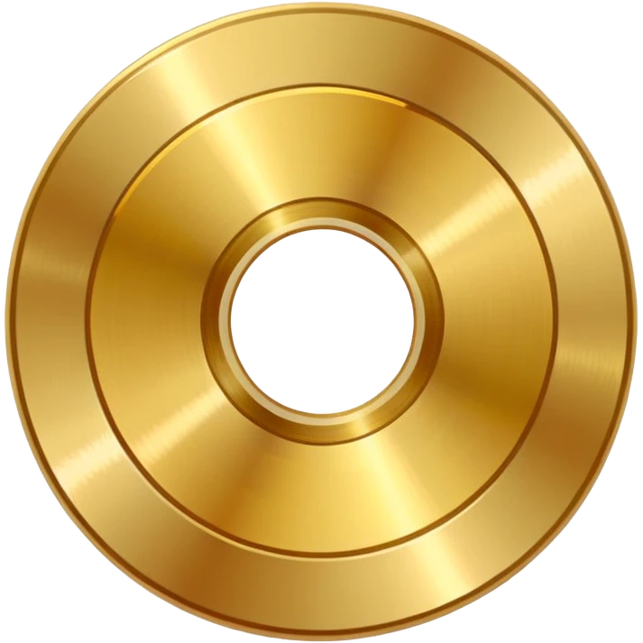 gold CD with a scratch emoji