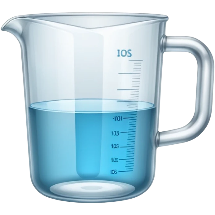 Empty Measuring cup glass emoji