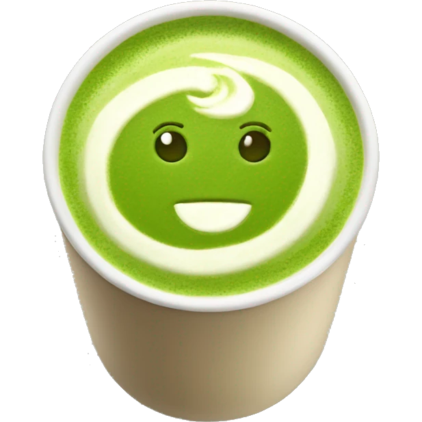 Matcha latte emoji