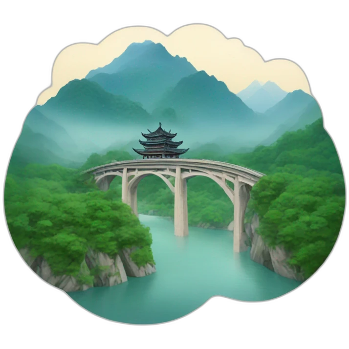 dujiangyan-chengqing mountain emoji
