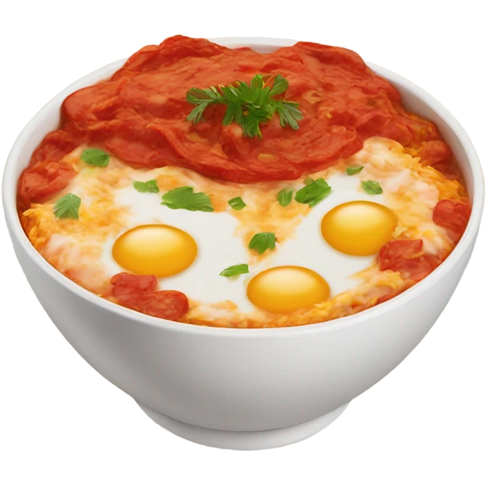Make an emoji of traditional Turkish dish menemen emoji