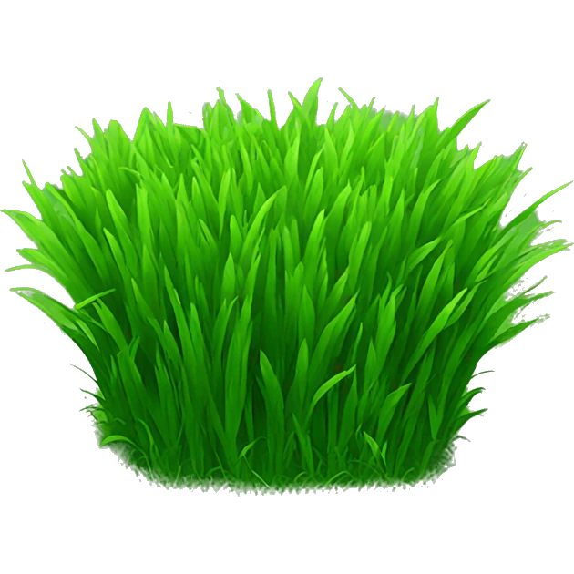 Green grass emoji