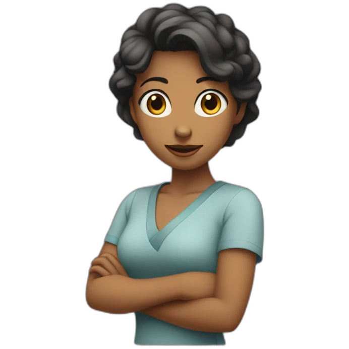 日本の女の子・ツインテ・黒髪 emoji