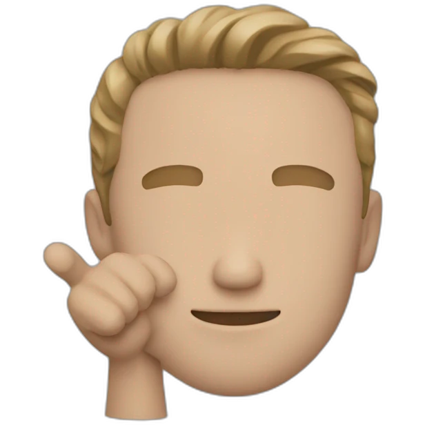 jeffrey damher with a arm emoji